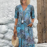 Lia - Naiste Midi Kleid