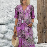 Lia - Naiste Midi Kleid