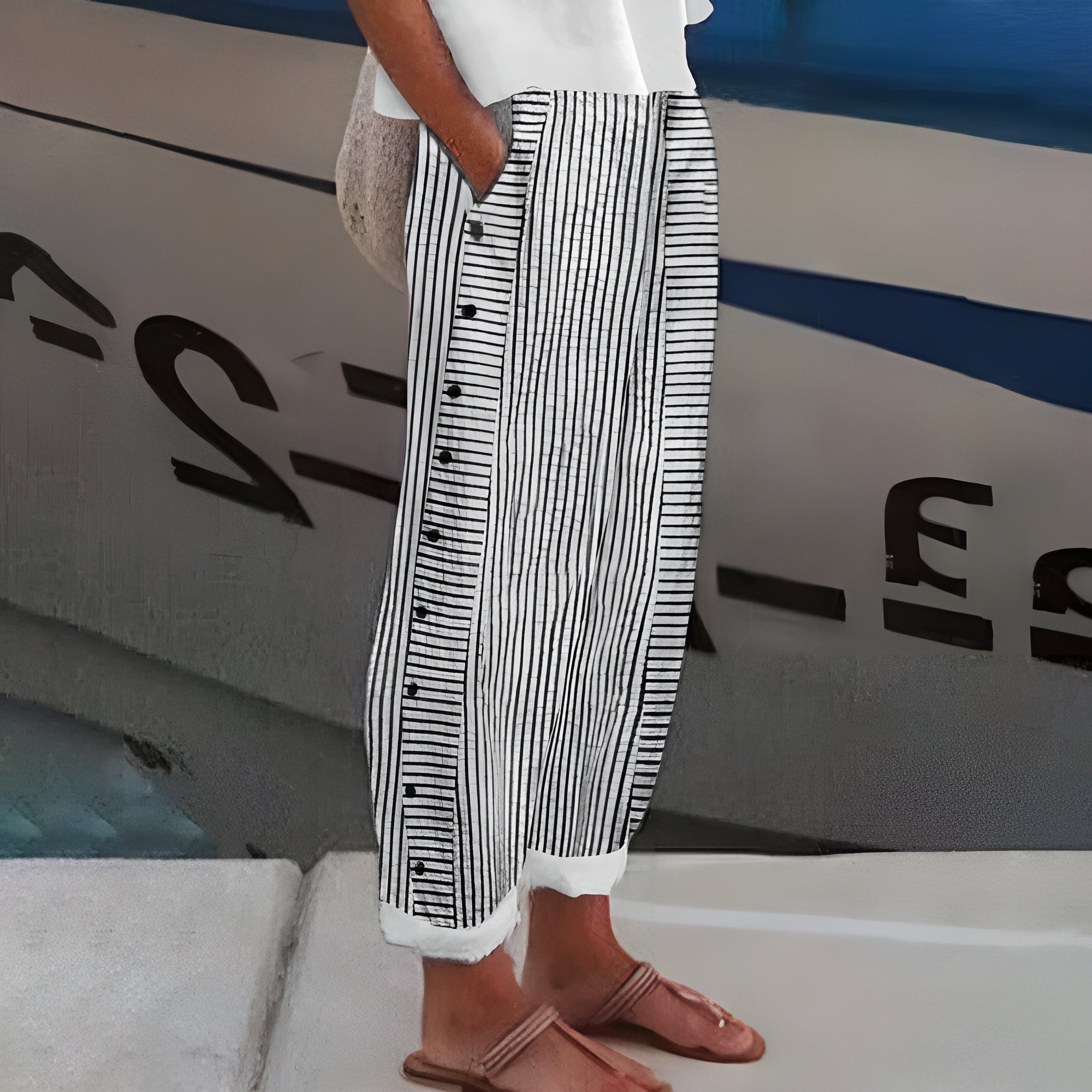 Leonor - Linased Püksid Eesmärgiga