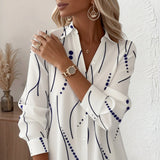 Daniela - Geomeetrilise Mustriga Särk Kleid