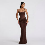 Maria - Elegantne Maxi Kleid