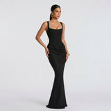 Maria - Elegantne Maxi Kleid