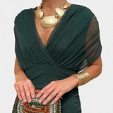 Luana - Elegantne V-kaelusega kleit