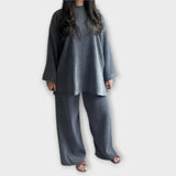 Ingrid - Plus Size Aknaga Komplekt